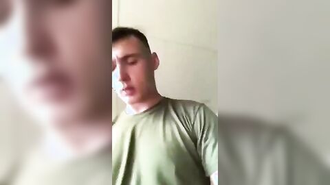 Gay Solo Soldier Jerks Off For Us - Fresh HD Scene