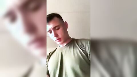 Gay Solo Soldier Jerks Off For Us - Fresh HD Scene