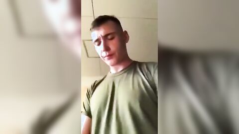 Gay Solo Soldier Jerks Off For Us - Fresh HD Scene