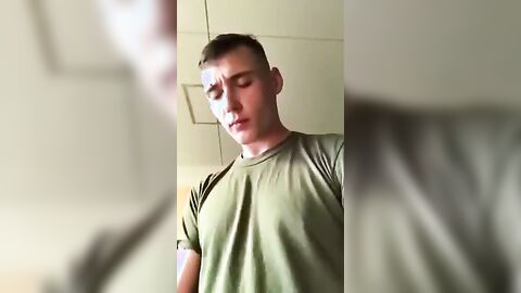 Gay Solo Soldier Jerks Off For Us - Fresh HD Scene