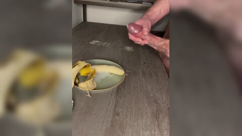 Gay Solo Banana & Cream - Fresh HD Scene