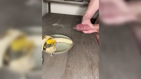Gay Solo Banana & Cream - Fresh HD Scene