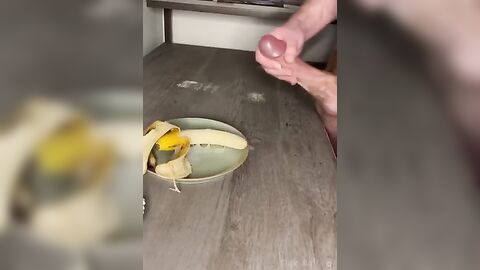 Gay Solo Banana & Cream - Fresh HD Scene