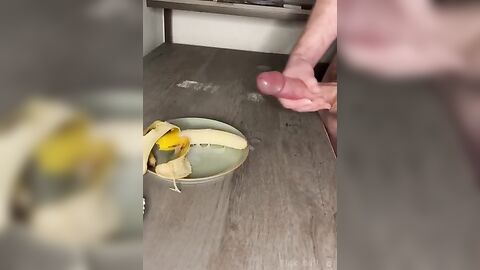 Gay Solo Banana & Cream - Fresh HD Scene