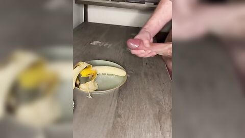 Gay Solo Banana & Cream - Fresh HD Scene
