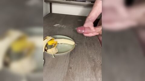 Gay Solo Banana & Cream - Fresh HD Scene
