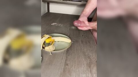Gay Solo Banana & Cream - Fresh HD Scene