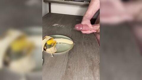 Gay Solo Banana & Cream - Fresh HD Scene