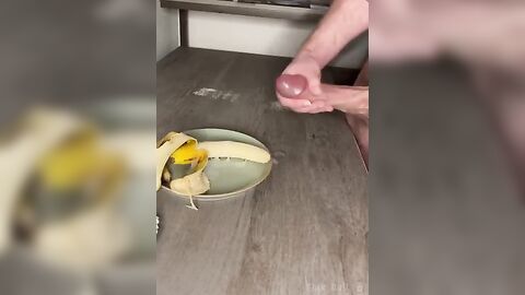 Gay Solo Banana & Cream - Fresh HD Scene