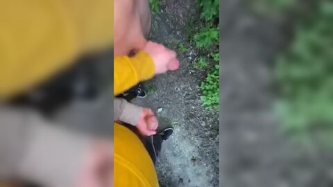 Gay Solo Hiking Handjob Duo - Fresh HD Scene