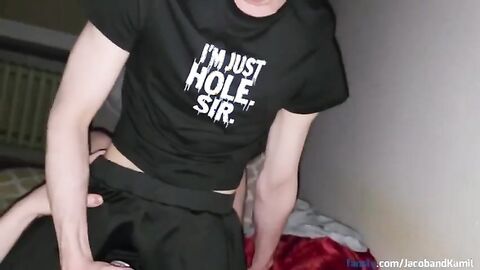 Gay Solo I make my femboy cum twice - Fresh HD Scene