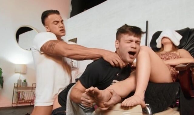 Str8ToGay - American Ryan Bailey fantasy doggy sex indoors