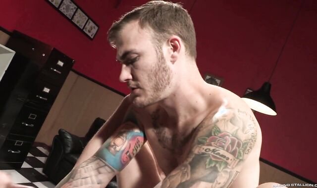 RagingStallion.com - Clothed In boots indeed enjoys ramming rock hard