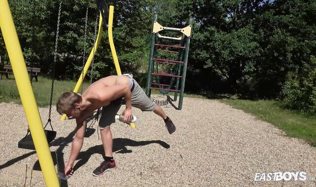 EastBoys - Hard penetrate-out in company with hairy first-timer Rick