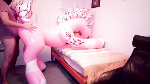 Spring Lily Inflatable Unicorn Intercourse Chick