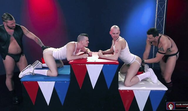 Club Inferno Dungeon Space: Xxl schlong Sam Syron bum drill-out