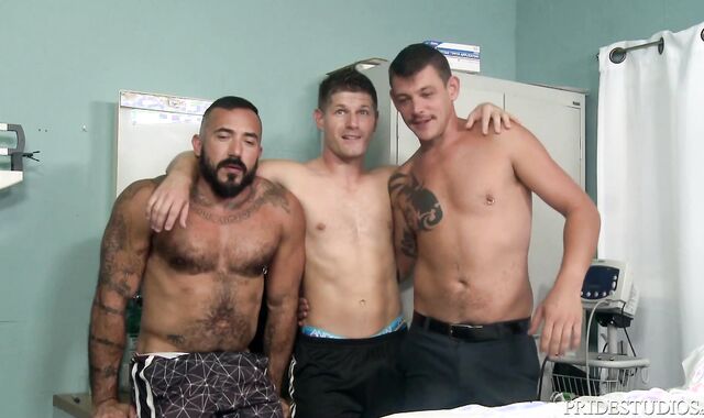 Additional Ample Schlongs - Real plumbing together with Jace beside Peter