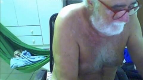 grandpa sperm On web camera