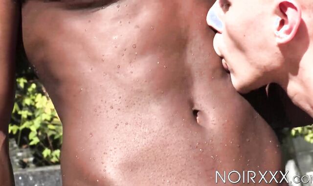 DeAngelo Jackson rimmed and banged inked jock before facial
