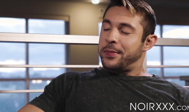 Sensual Seth Santoro bareback fucked by BBC after deepthroat