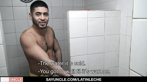 Hung Latino Fucked In Gym Shower