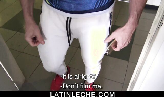 LatinLeche-Horny Latino gets pimped by camera man to three strangers