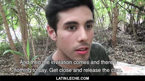 LatinMilk - Cute Boy Swallows Loads Of Cum In The Jungle