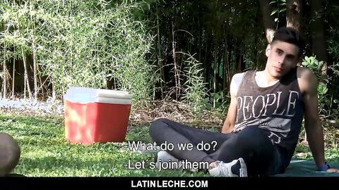 LatinLeche - Five Latino Studs Fuck At A Birthday Party