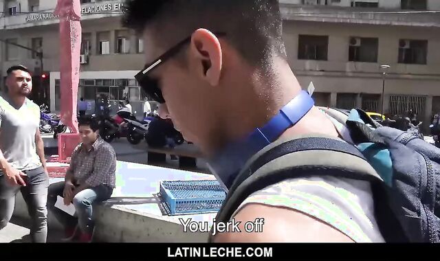 LatinLeche - Bubble butt latin jock gets paid to suck cock on camera
