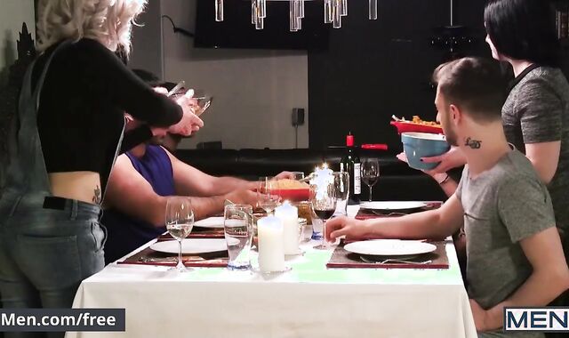 Men.com - Turning my sister's boyfriend gay - The Dinner Party Part 1- Fuck