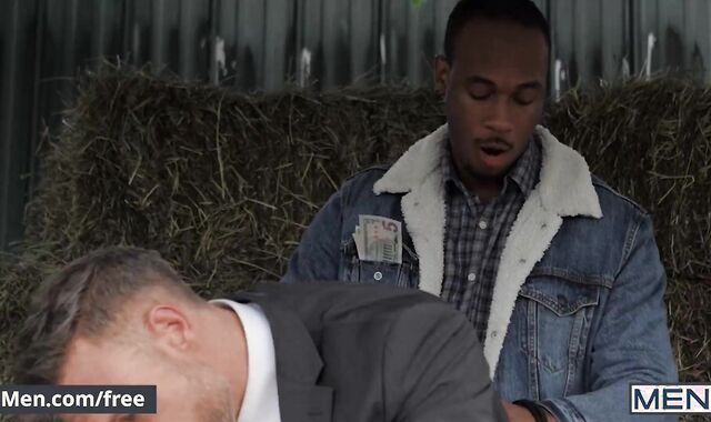 Men - Mayor Alex Mecum Gets His Huge Cock Secretly Sucked By Cute Guy Trent King In Public