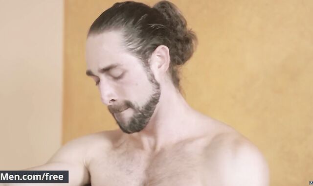 Men.com - Jacob Peterson Roman Cage - Guest Butt Fucker - Str8 to Gay