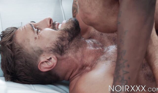 Inked black hunk Deep Dic anal fucks hunky Wesley Woods