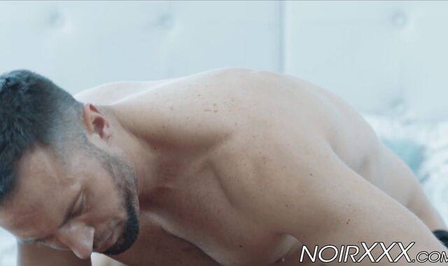 Interracial rimjob and hardcore anal sex with muscular gays