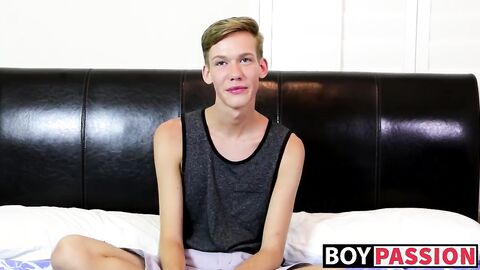 Interview with a new adorable sexy twink Tyler Thayer