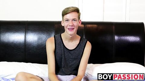 Interview with a new adorable sexy twink Tyler Thayer