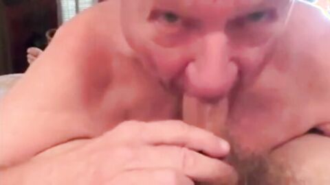 Grandpa blowjob series - 6