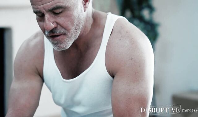 Naughty stepdad Dale Savage raw deepthroats stepson Brandon Andersons dick