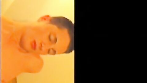 Hot twink with a great body and uncut cock wanking on cam