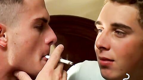 Chain Smoking Devon and Hoyt share hard and wet sex toy