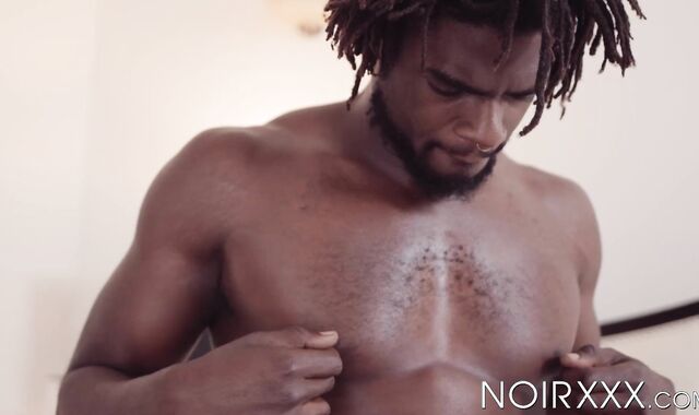 Wild Adrian Hart bareback banged and doused in warm jizz