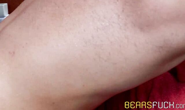 Chandler Scott nailed drilled by tattooed bear Ago Viera