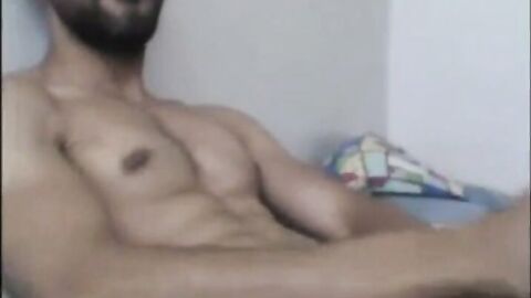 Turkish handsome hunk with big cock cumming