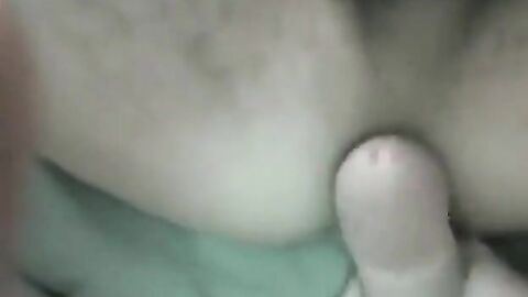 Amateur gay cum filled close-up