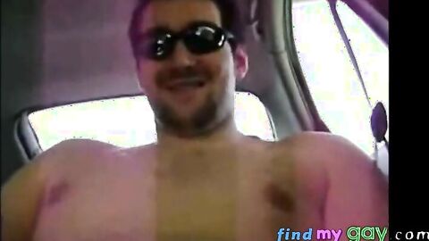 Horny Verbal Dude Jerks Off & Cums in Car