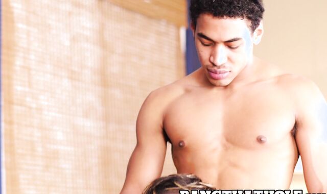 Hairy hunk Brendan Patrick raw fucked by big latino cock