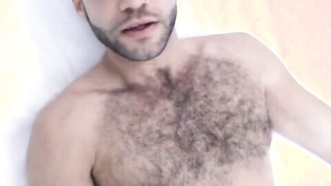 Amateur teases with hairy jock body in fleshlight solo