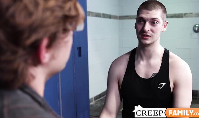 Seductive young studs plowed each other tight holes