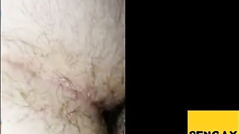 POV hairy chub bottom getting fucked not by daddy in hallway