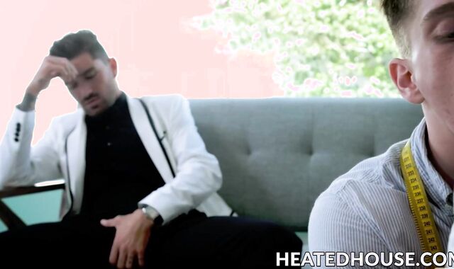 A tailor added extra special sexual service to for his 2 clients